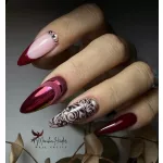 Advent 12 - Gel lac 8 ml - Bordo cu nuanțe roșii -
