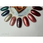 Advent 19 - Gel lac 8 ml - Lila cu sclipici -