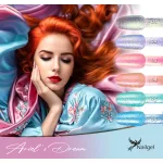 Colectia Ariel's Dream de geluri cu 6 lacuri de unghii gel si o margareta cadou.