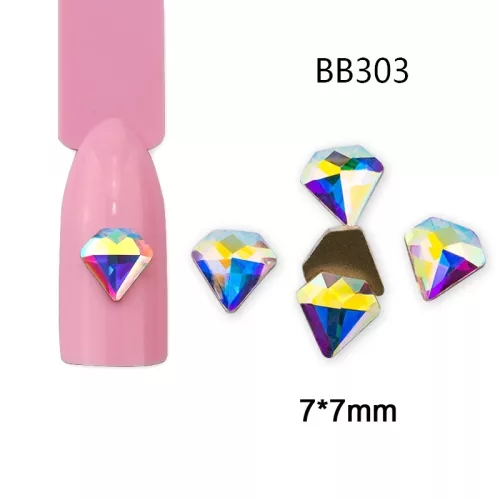 Piatra in forma de stras, actor AB, forma stralucitoare 20 buc