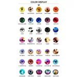 Set de 1680 strasuri de cristal in 6 marimi diferite P01 -Clear