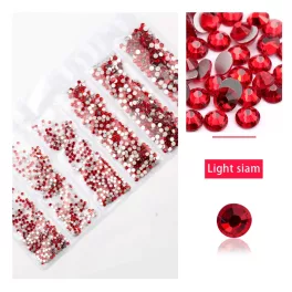   Set de 1680 strasuri de cristal in 6 marimi diferite P06 - Light siam