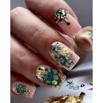 Set de 1680 strasuri de cristal in 6 marimi P24 - verde malachit