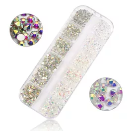Set 1440 strasuri cristal, 2 culori, 6 marimi S7