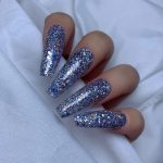 Vârf unghii artificiale cu gel, REFILL mărimea 8, L cub conic - transparent -50 buc