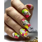 Set de 1680 de strasuri de cristal in 6 dimensiuni diferite - coral neon -