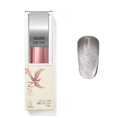 Silver  Cat-Eye 001 lac gel 8 ml