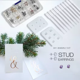   DIY- Set pentru realizarea cerceilor cu prindere- STUD EARRINGS