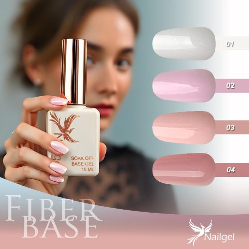 Fiber Base – Colecție de 4 baze pentru ojă semipermanentă