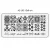 Placa de imprimare unghii dimensiune 6x12 cm -JQ-L02