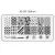 Placa de imprimare unghii dimensiune 6x12 cm -JQ-L05