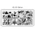 Placa de imprimare unghii dimensiune 6x12 cm -JQ-L16
