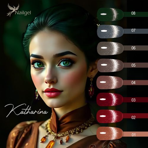 Colecție lacuri gel Katharina – 8 bucăți + margaretă cadou