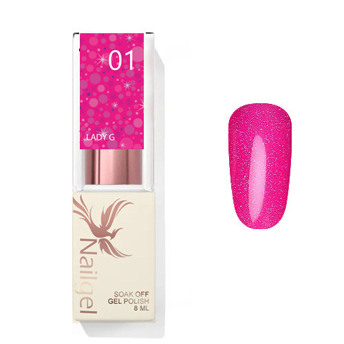 Lady G 001  - lac de gel 8 Ml