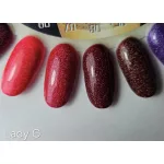 Set de 4 lacuri de gel Lady G- August collection -  cu margaretă cadou