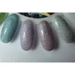 Set de 4 lacuri de gel Lady G- March collection -  cu margaretă cadou