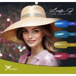 Set de 4 lacuri de gel Lady G- Jun collection -  cu margaretă cadou