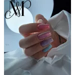 Colecție Liquid Polygel Unicorn – 5 bucăți în recipient cu pompiță, cu un cadou: mostră tip margaretă