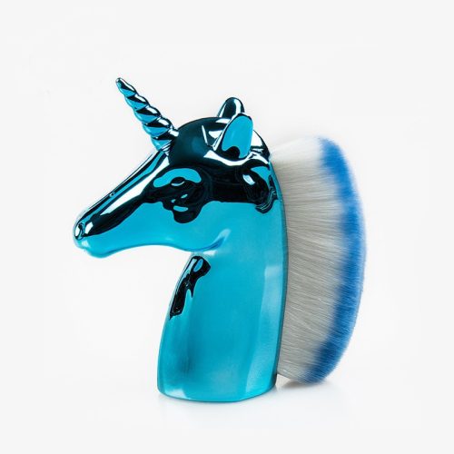 Perie de praf unicorn albastru