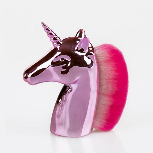 Pensula pentru praf unicorn roz