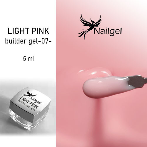 Gel de constructie -07- / gel de constructie light pink 5 ml