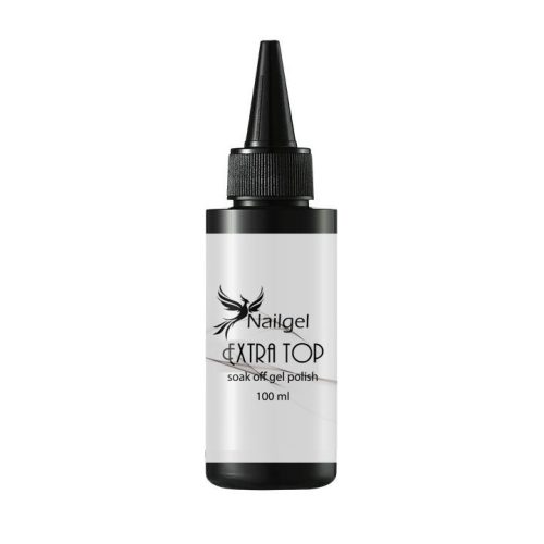 Gel ușor Extra Top Coat Gel lac 100 ml reumplere
