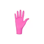 Nitrylex mănuși de examinare magenta din nitril, fără pudră, de culoare magenta (roz intens), mărimea S