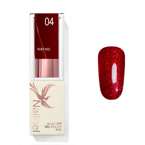 Ruby Red  004  - lac de gel 8 Ml