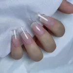 Vârf unghii artificiale cu gel, M-cube- transparent