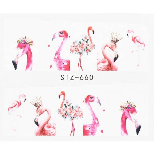 Autocolant pentru unghii Flamingo 3