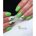 Polka Top Coat - Black&White dots - Gel de strălucire 8 ml