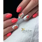 Polka Top Coat - Black&White dots - Gel de strălucire 8 ml