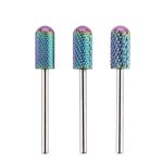 Cap de șlefuit carbură cilindric rotunjit - M - finețe medie