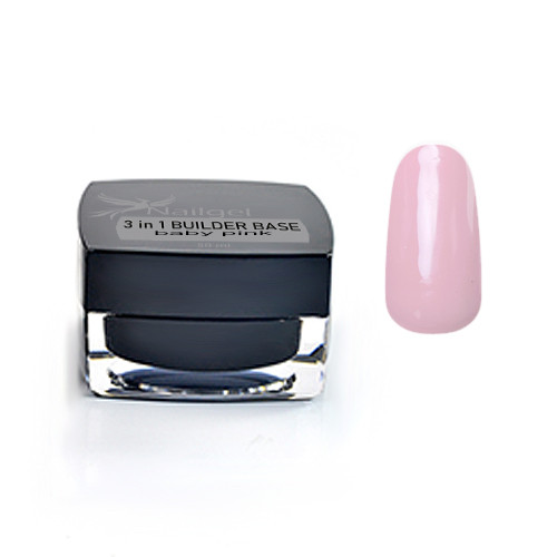 Bazā rubber 3in1 (roz bebeluș) - 3in1 builder base - 50 ml